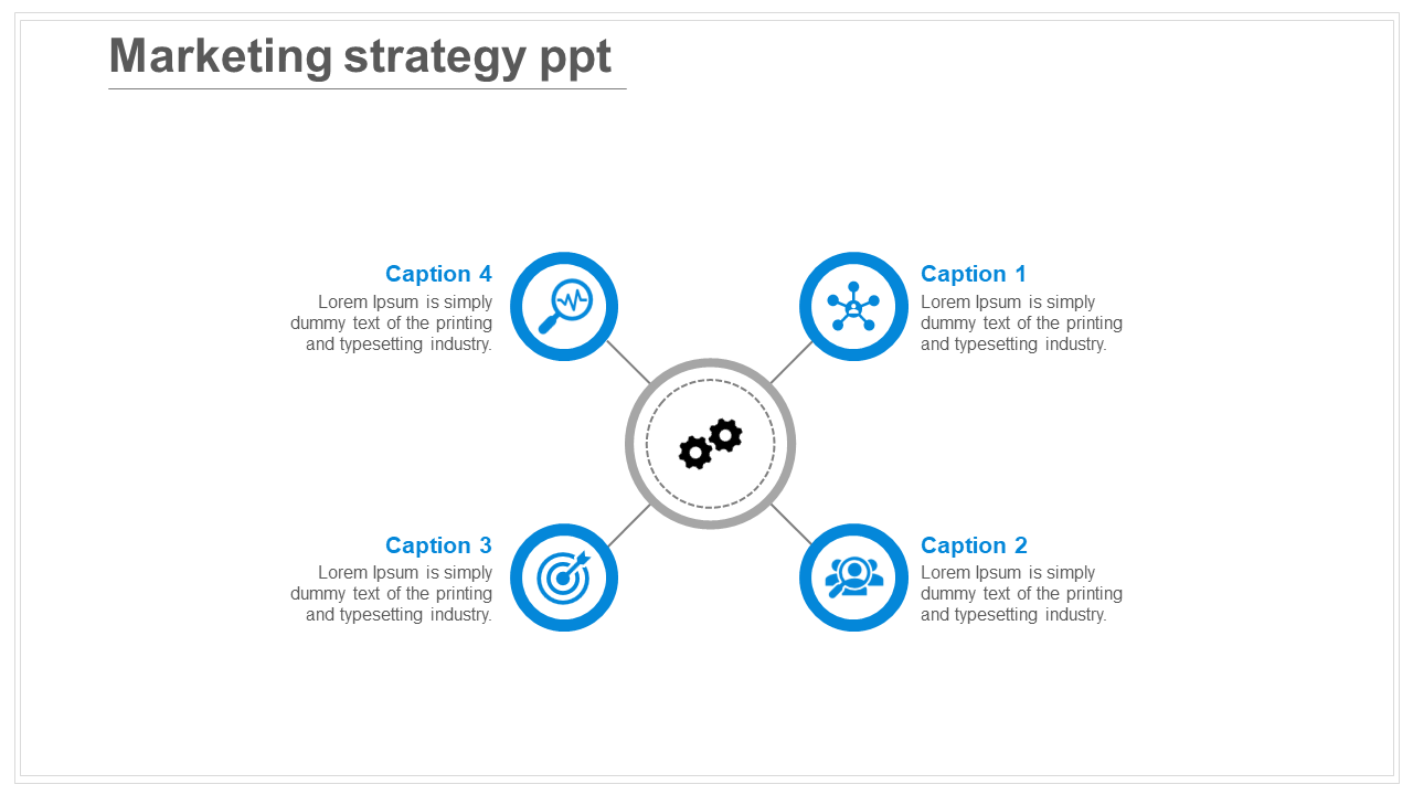Most Powerful Marketing Strategy PPT Presentation 4-Node